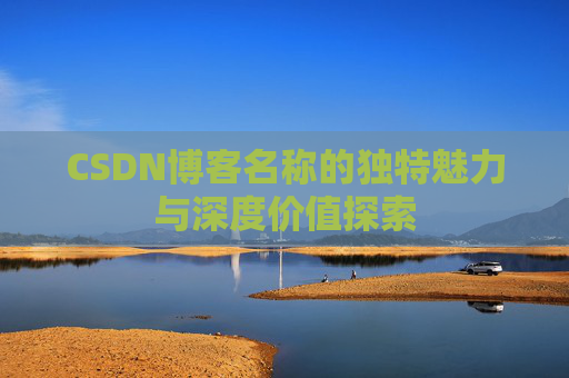 CSDN博客名称的独特魅力与深度价值探索